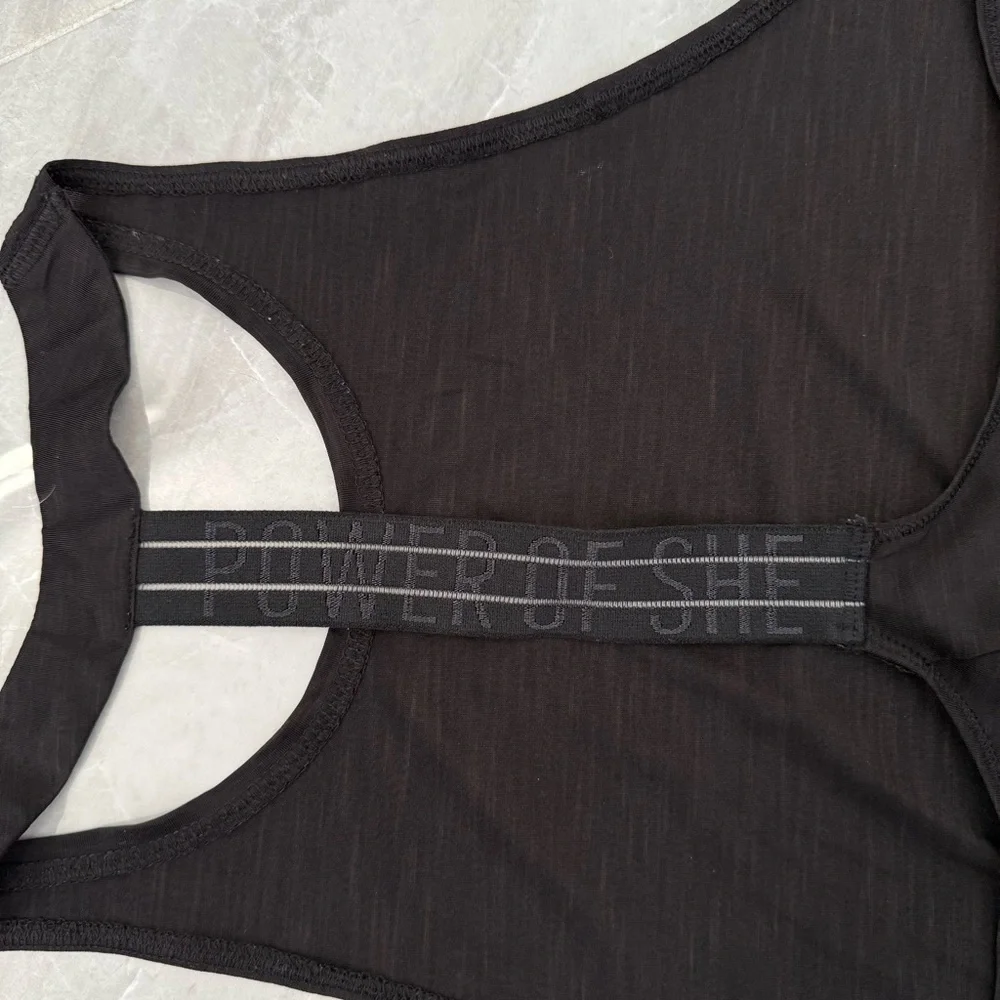NWOT Women's Athleta Power Of She Heathered Tank Top Workout Athleisure Small - Picture 10 of 15